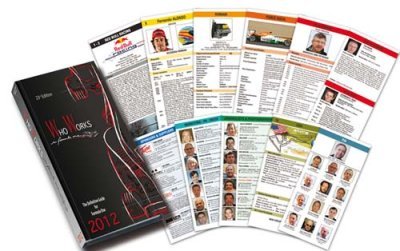 Who Works in Formula One 2012 - AVAILABLE