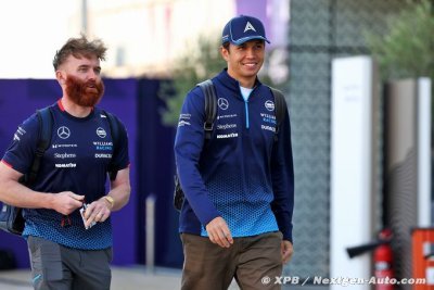 Albon a hâte d’avoir les impressions de Sainz sur la Williams