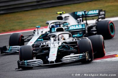 1000th&nbsp;race won by Hamilton ahead of Bottas and Vettel