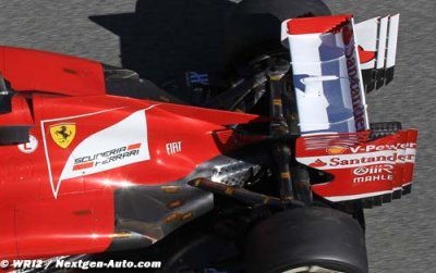 Ferrari en essais à Idiada