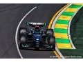 Russell salue un pas en avant de Mercedes F1, Hamilton se débat avec la W14