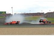 A Silverstone, Vettel percute Verstappen et s'excuse tout de suite