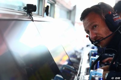 Horner : Mon pied bougeait plus que le casque de Leclerc à Imola !