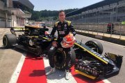 Anthoine Hubert a pu tester la Renault F1 de 2017
