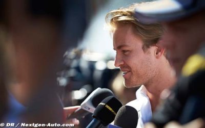Rosberg est arrivé à Budapest sur son petit nuage