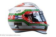 Le casque spécial Monza de Jérôme d'Ambrosio