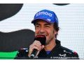 Alonso : Aston Martin F1, un projet plus ambitieux que celui d'Alpine