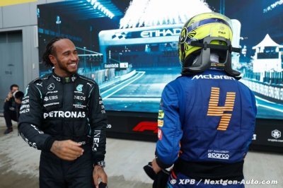 Norris&nbsp;: Hamilton a été ’très inspirant’ pour moi en F1