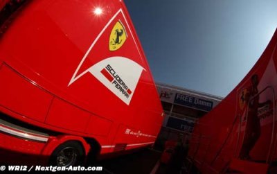 Ferrari fait tourner son V6 turbo au banc