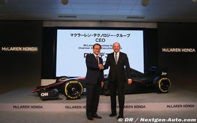 McLaren et Honda présentent leur association au Japon