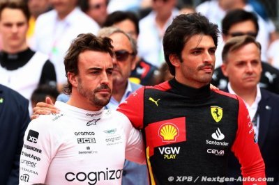 Alonso dément les rumeurs ’stupides’ sur lui et Sainz