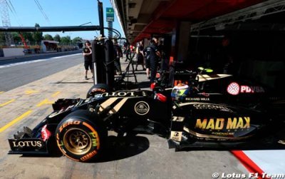 Une première journée d’essais en demi-teinte pour Lotus