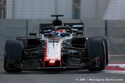 Chez Haas, Fittipaldi a piloté une F1 pour la première fois ce mardi