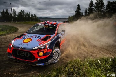 Mikkelsen claimed a hard-fought top-four result in Rally Finland