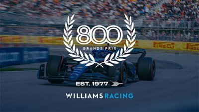 Williams F1 annonce une livrée spéciale pour son 800e GP
