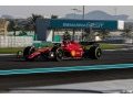Test F1 d'Abu Dhabi : Sainz emmène un triplé de pilotes Ferrari