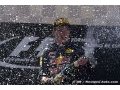 Verstappen a bien fêté sa première victoire en Grand Prix