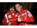 Valentino Rossi est fan de Fernando Alonso