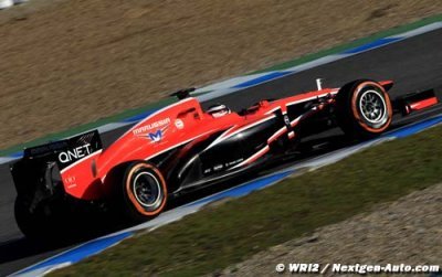 Max Chilton découvre la Marussia MR02