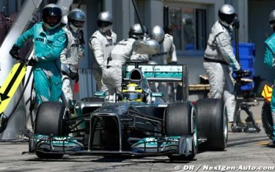 Mercedes a aussi battu le record des arrêts aux stands de Red Bull