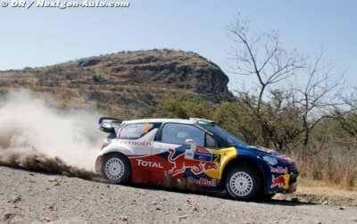 Three Citroën DS3 WRCs fill the first three places!
