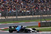 Williams F1 termine à d'anonymes 15e et 17e places
