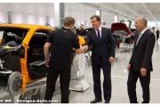 UK Prime Minister David Cameron visits McLaren