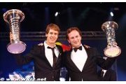 Vettel et Horner reçoivent leur trophée à Monaco