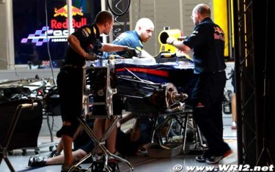 Le F-duct de Red Bull de nouveau à l’essai