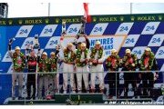 Les ORECA 03 de TDS Racing et Pecom Racing sur le podium en LMP2