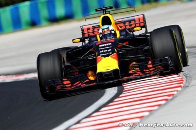 Hungaroring, FP2: Ricciardo quickest again ahead of Vettel, Bottas