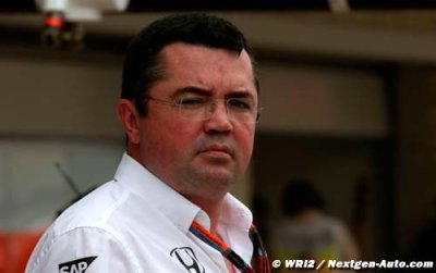 Boullier&nbsp;: La McLaren Honda 2016 est déjà plus performante