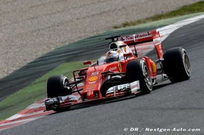 Vettel est déjà en haut de la feuille des temps