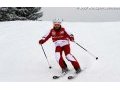 Journée ski et gym pour les pilotes Ferrari