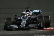 Hamilton en pole devant Verstappen à Abu Dhabi