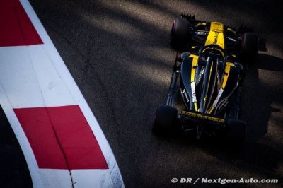 Renault F1 bien placée en milieu de grille à Abu Dhabi