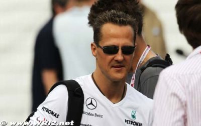 Win in 2010 would be very lucky - Schumacher