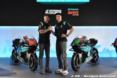 Les pilotes Petronas SRT en MotoGP invitent Hamilton à essayer leur moto