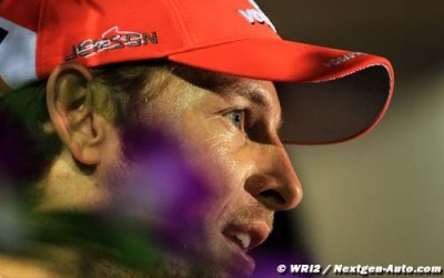 Button a encore quelques petits soucis avec sa McLaren