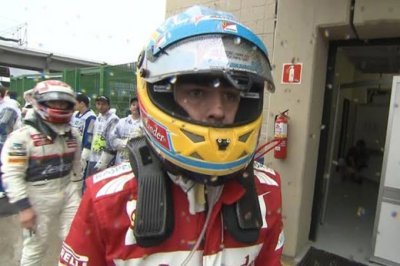 Alonso explique la célèbre image de sa défaite au Brésil en 2012