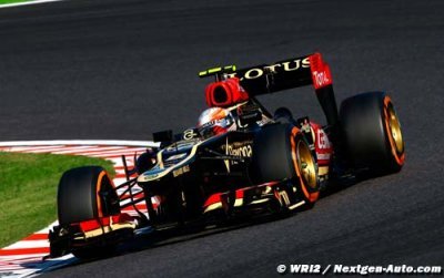 Grosjean, encore en tête chez Lotus en Inde