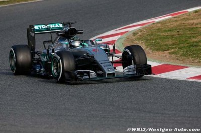 La Mercedes W07 a rencontré des soucis mineurs