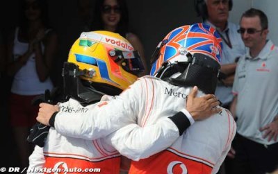 Hamilton et Button sont aux anges