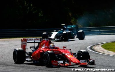Goal of catching Mercedes still on track - Vettel