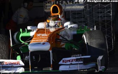 La Force India VJM06 en progrès par rapport à sa devancière