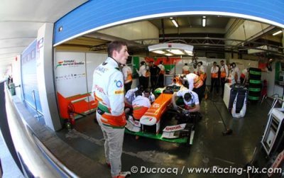 Di Resta et Rossiter ont roulé dans la Force India