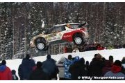 Khalid Al Qassimi au volant de la 3ème Citroën en Suède