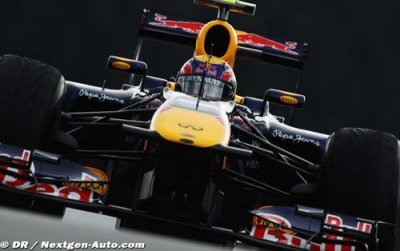 Webber fastest in the dry