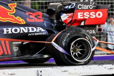 Pirelli confirme la thèse du débris, le pneu de Hamilton a failli éclater aussi
