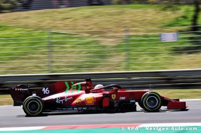 Chez Ferrari, Leclerc et Sainz se sont beaucoup amusés avec la piste glissante